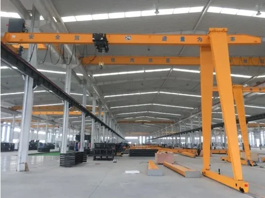 5t single girder mobile gantry portable crane 10 tonpower cable  outdoor
