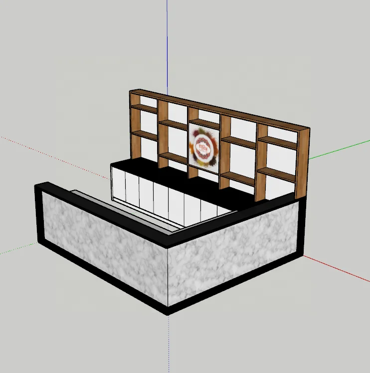 Commercial bar counters design solid surface cafe bar furniture bar counter