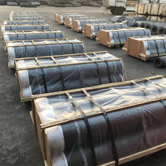 Top manufacture High power ultra high power regular power graphite electrode factory price For electric arc furnace