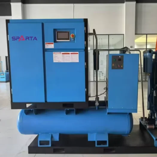 Industrial 4 in 1 screw Air Compressor With High Power Support 15-22 kw Efficient Noiseless Device