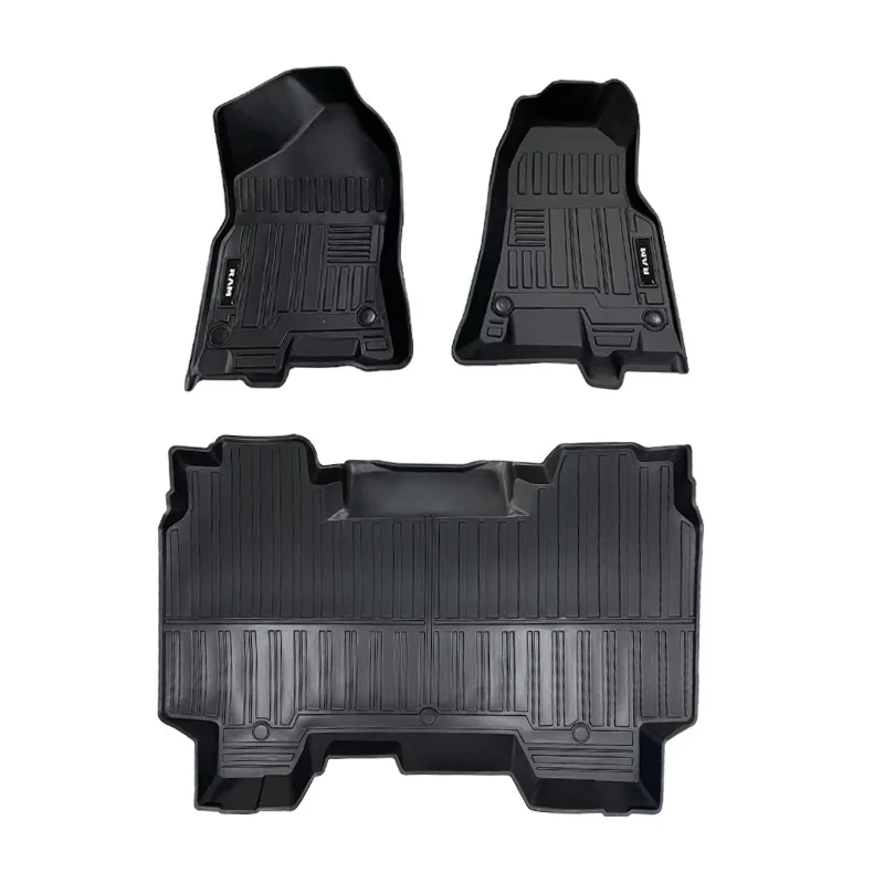 Auto parts 4X4 pick up truck carpets 3D TPE TPV Rubber Car Floor Mats for Dodge RAM1500
