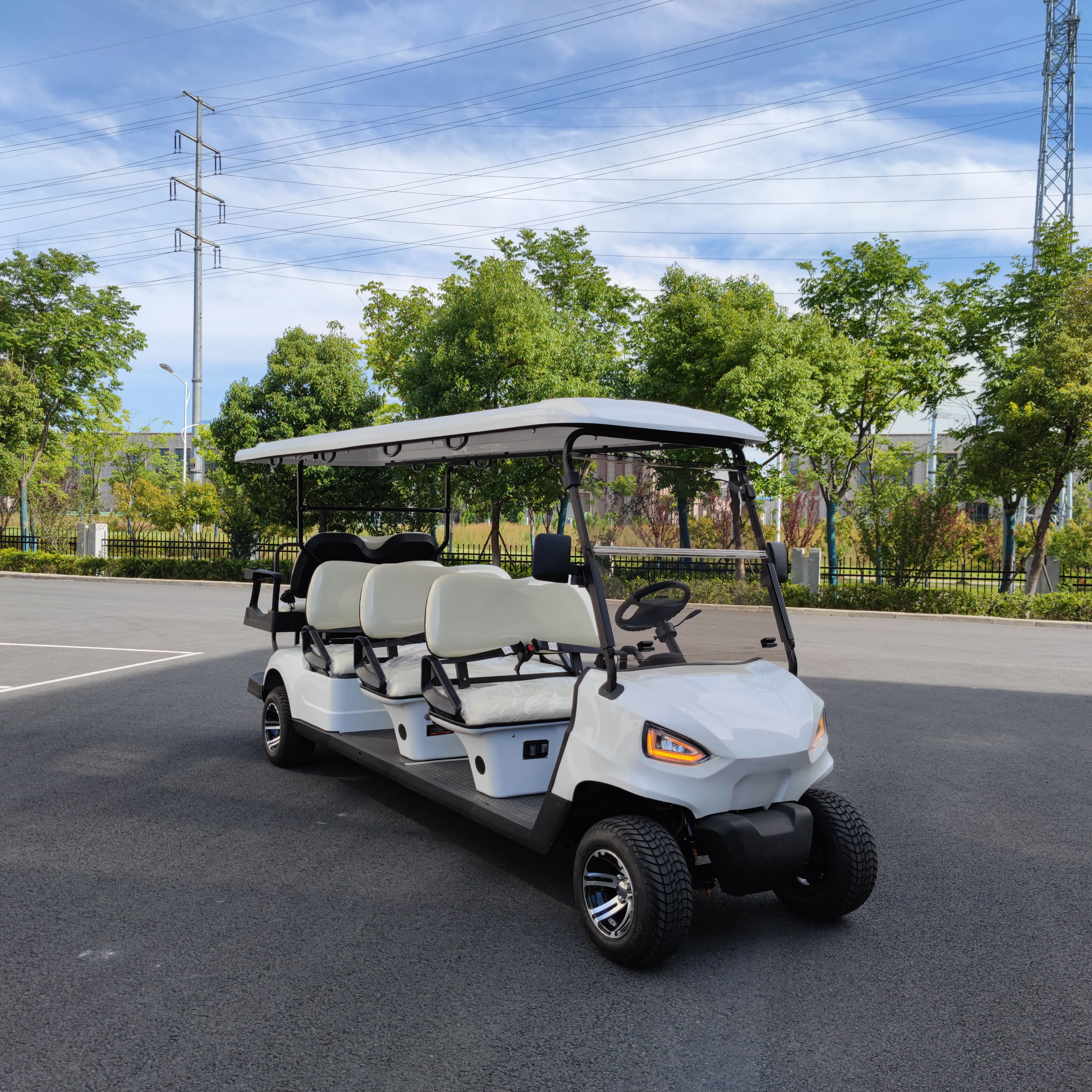 New energy 8 - seater Electric golf cars with Curtis controller