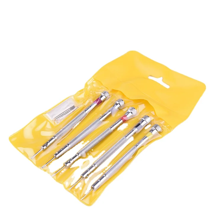 
5pcs watch screwdriver set watch repair kit Watch Band Link Pin Remover Clock Repair Screw Repair Tools 