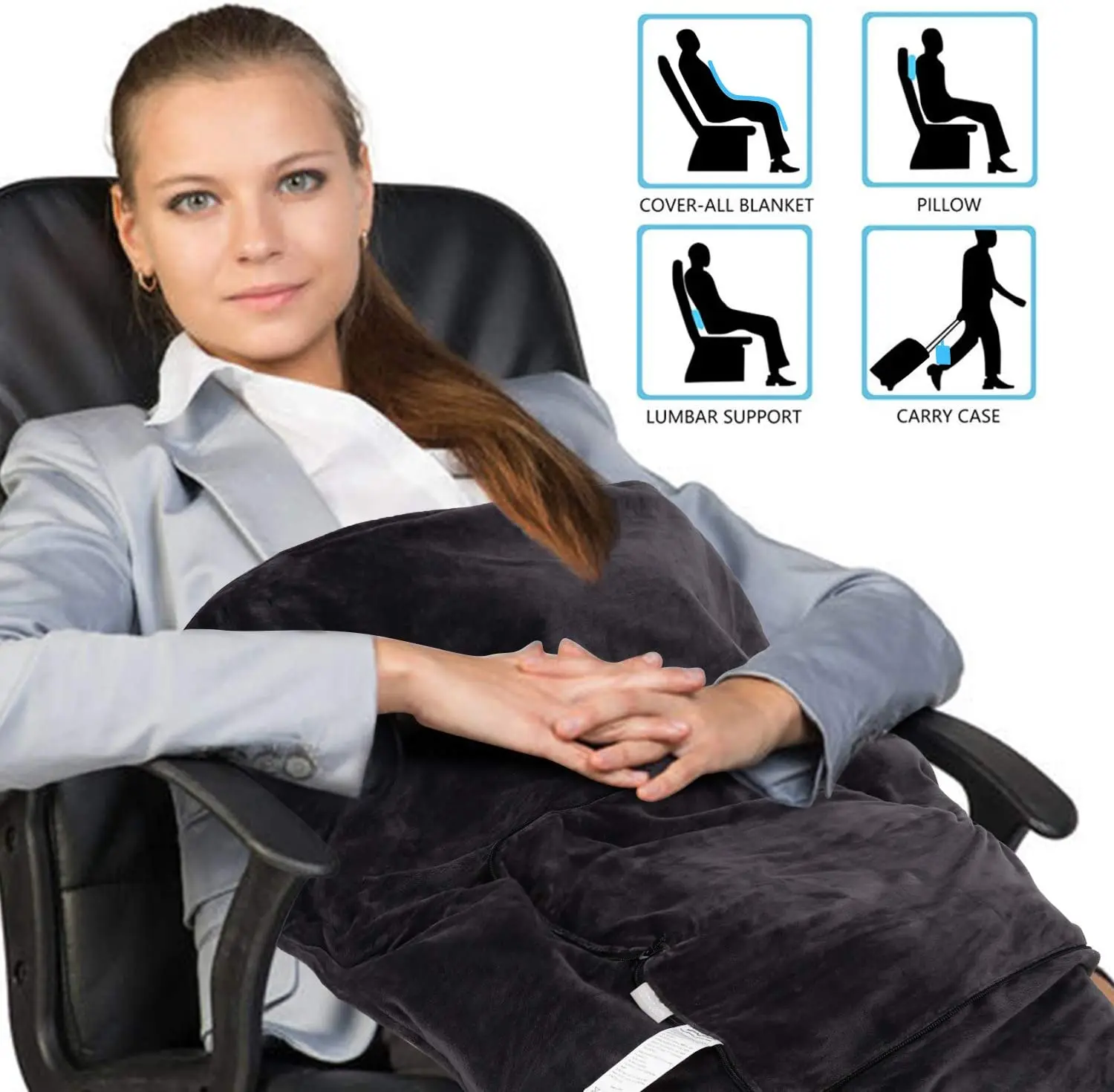  Портативное электрическое одеяло с подогревом перезаряжаемая литиевая батарея USB-портом водонепроницаемые флисовые дорожные одеяла