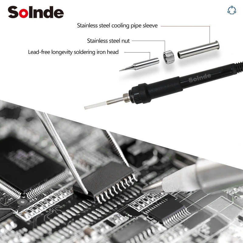 OEM ODM  936 factory direct 60w estacao ferro de solda retrabalho SMD constant temperature soldering stations