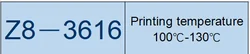 Food packages label date print hot ink roller Dia36mm Height 32mm for MY 380F black solid color hot ink roll