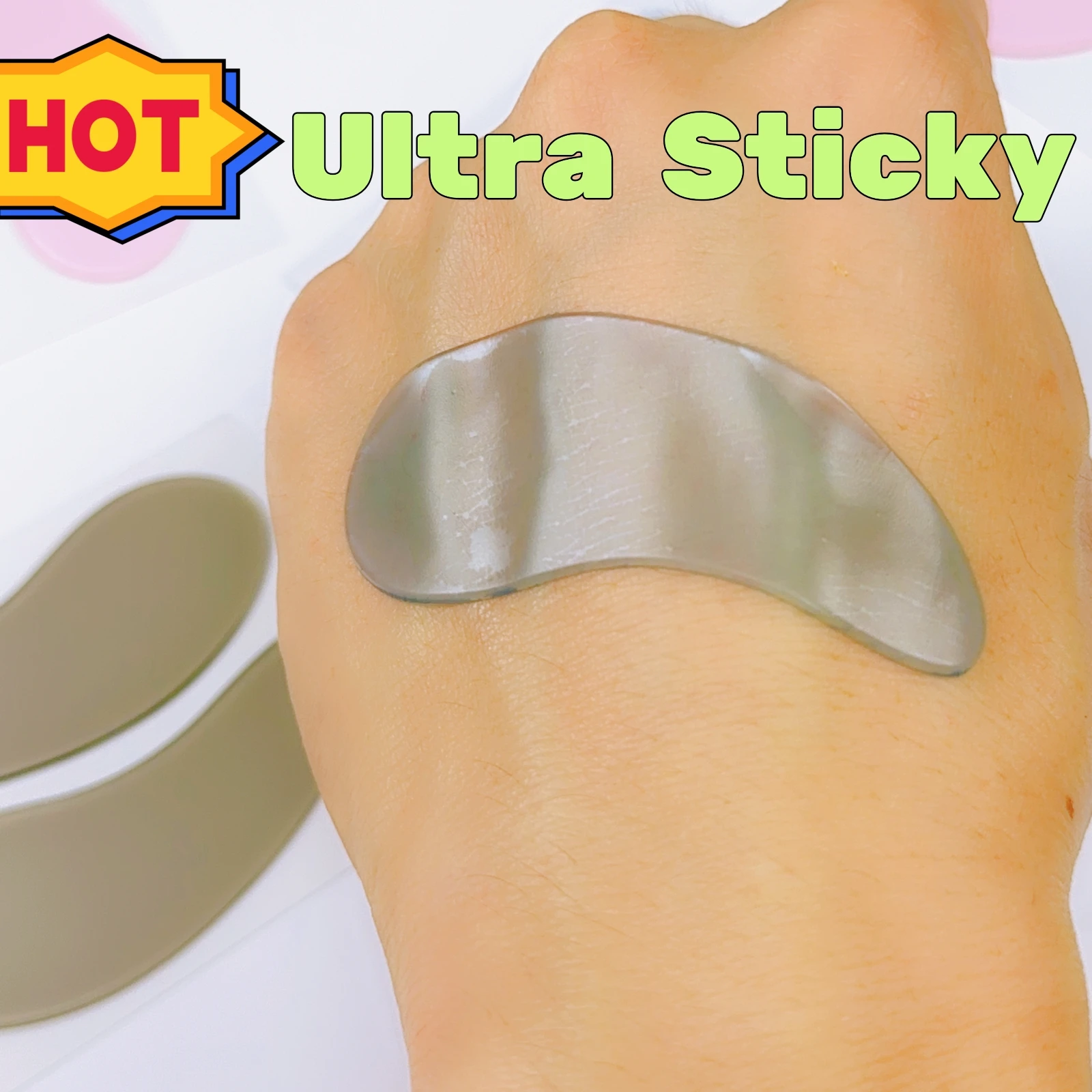 Reusable Under Eye Patches Ultra Soft Eyelash Extension Pad Flexible Silicone Mask For Lash Lift Tint Self Sticky Shield Patch