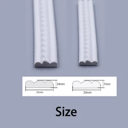 PVC Decorative frame moulding tirm for wall Easy to install Flexibility Decor material