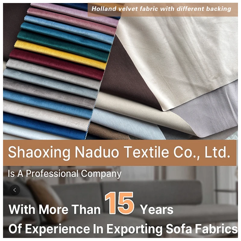 2023 new arrive 100% Polyester home textile stain resistance luxury velvet  waterproof sofa fabric for upholstery