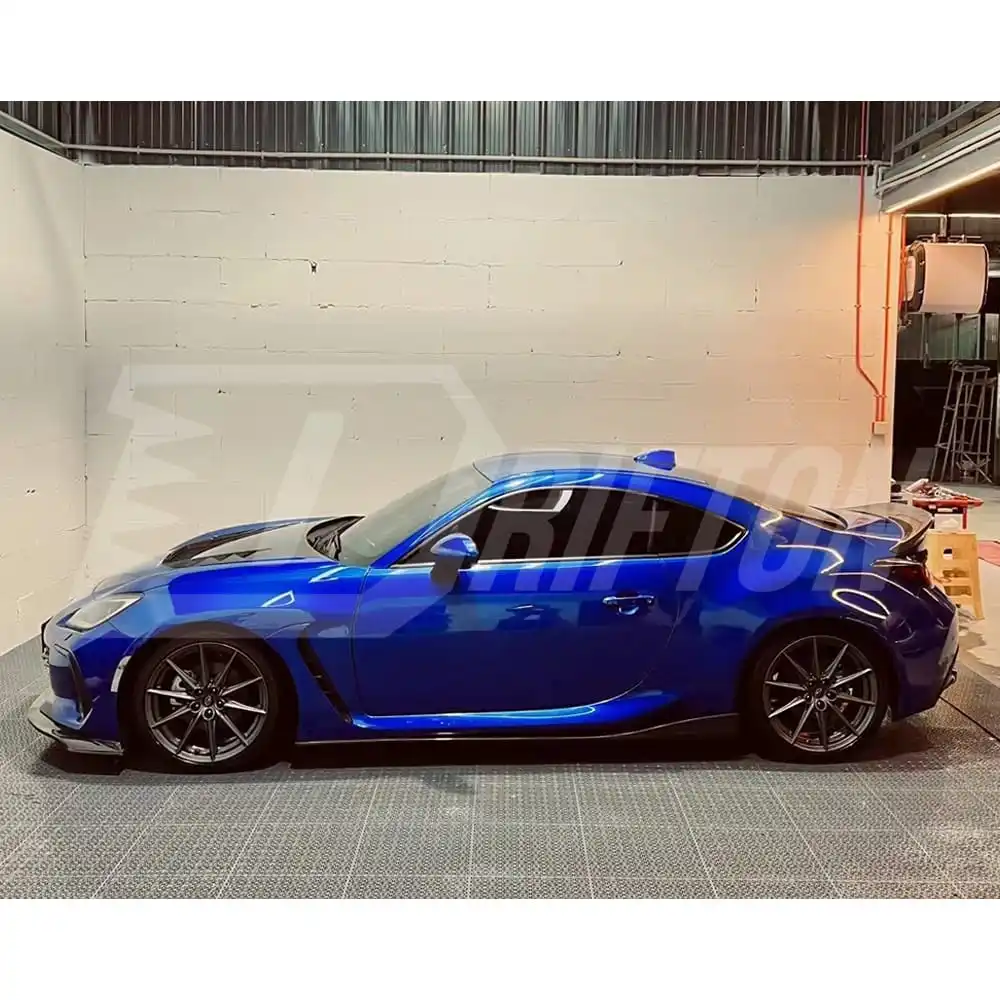 Greddy Style Carbon Fiber Side Skirt For Subaru BRZ ZD8 Toyota GR86 ZN8 Body Kit