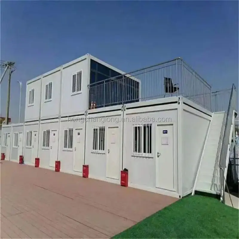 40ft & 20ft Prefab Portable House Office Building Waterproof Wooden Container for Bedroom Hotel & Living Room Use