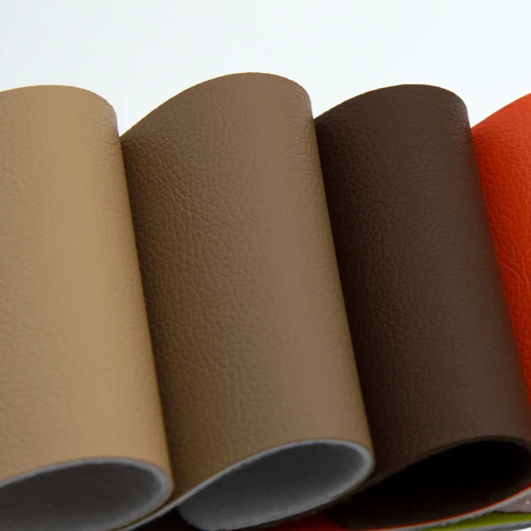 Eco friendly  PVC synthetic leather car seat rexine sofa vinyl upholstery leather 1.4mm faux leather rolls for sales