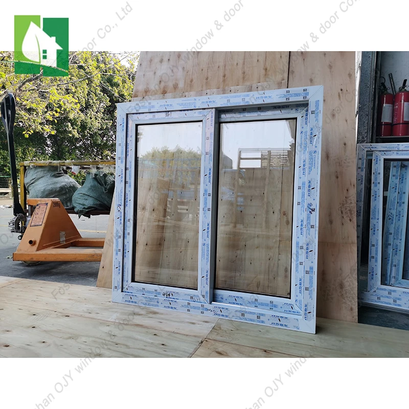 High Quality Foshan Factory Cheap Price Grill Design PVC Sliding Arch Top Window