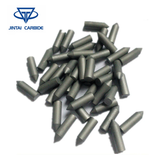 Bush Hammer carbide tip glass breaker stone refine tip 8*15 mm tungsten carbide engraving pin 60 degree carbide tips