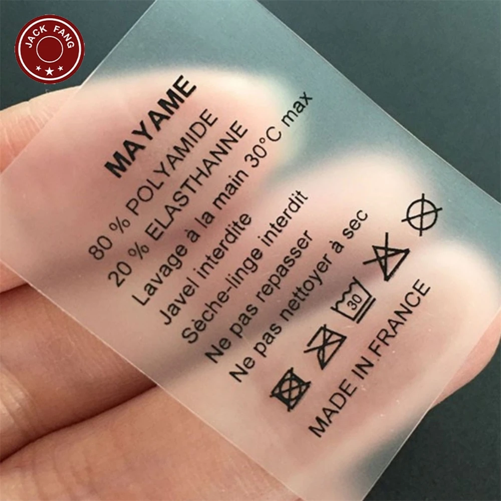 Wholesale Fashion 3D Heat Transfer Logo Big T-Shirt Neck Labels Heat Transfer Tags With Size For T-Shirts Soccer