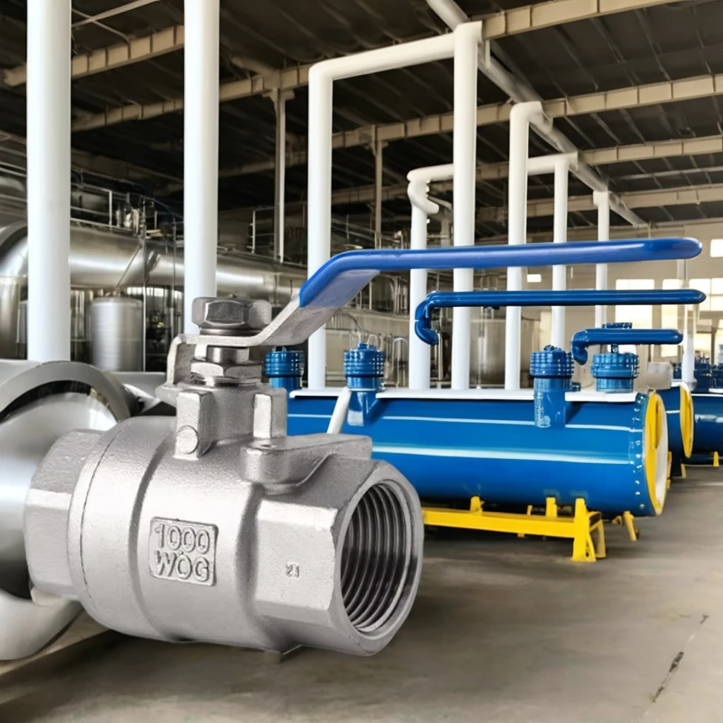 Stainless Steel 304 High-Temperature Two-Piece 300 Degree Steam 6/4 Min 1 Inch DN15 Internal Water OEM Pneumatic Ball Valve