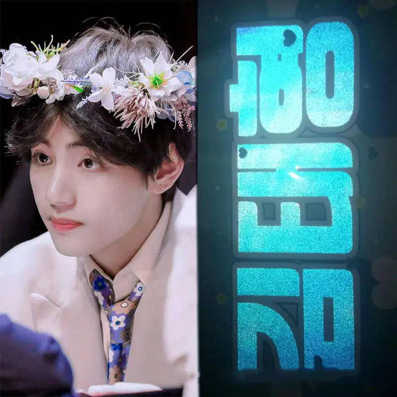 Custom Printed Double Sided Hand Banner Paper Slogan Kpop Concert Slogan Towel