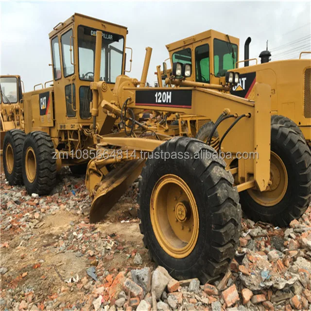 used CAT 120H motor grader used motor grader cat 120g 120h 140h for sale