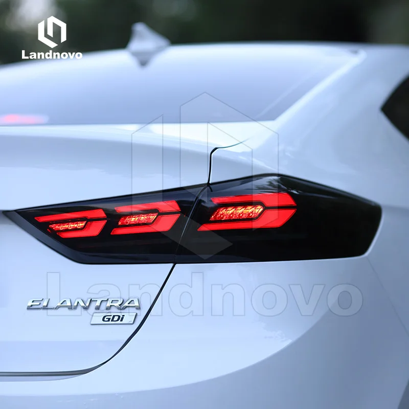 Wholesales Tail light For Hyundai Elantra Led Tail Light Rear Lamp sequential Dynamic Light