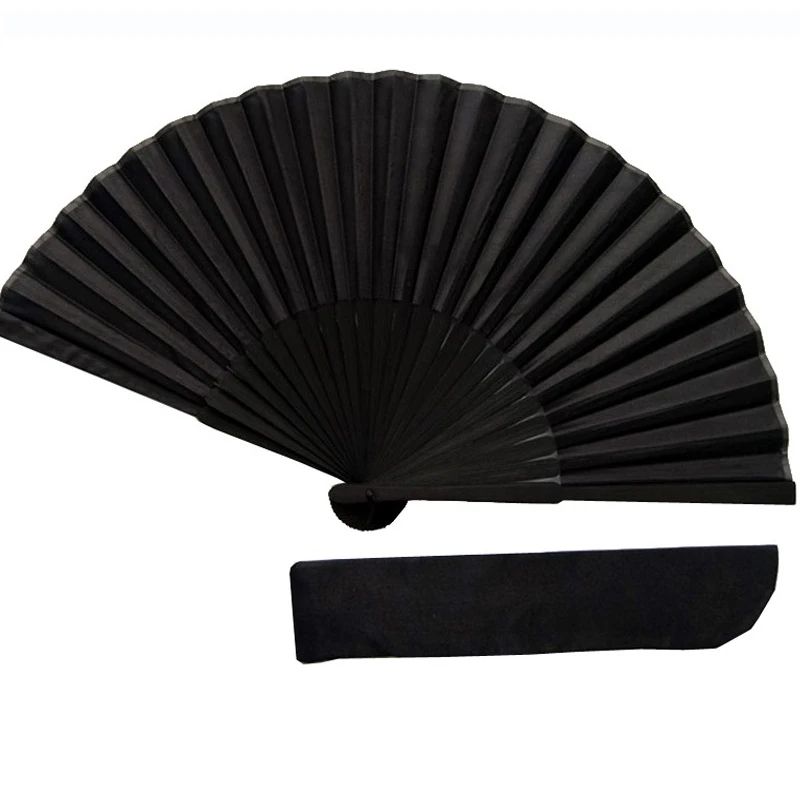 Personalized Flower Designs Woman Dancing Fans Bamboo Fan Silk Hand Fan
