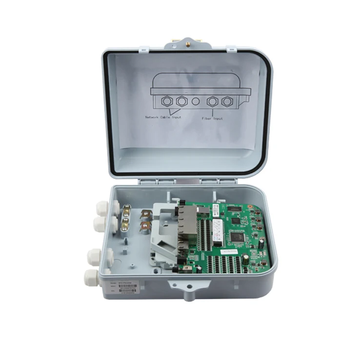 Factory Wholesale Reverse PoE 8GE GPON Optical Network ONU FTTB