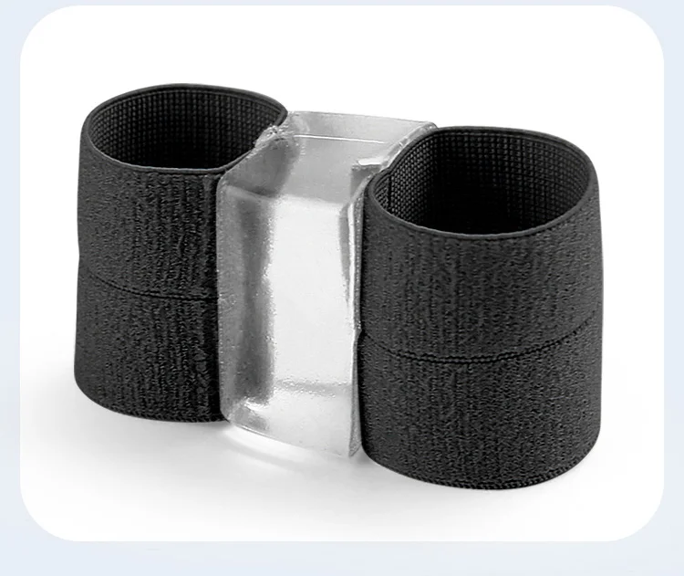 Toe Separator Silicone Orthosis Thumb Valgus Anti-wear Breathable Separator Two-hole Elastic Foot Bone Splitter