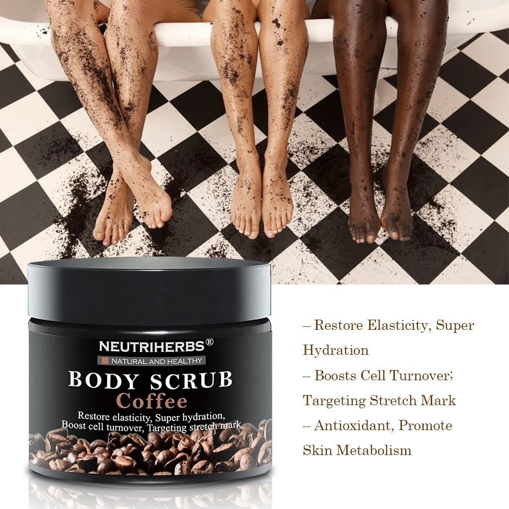 Deeply Clean Series Exfoliate Body Scrub coffee wholesale body scrub containers herbal facial scrub