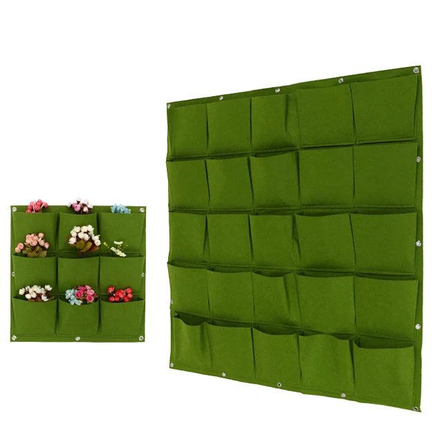 
Factory Wholesale Non-woven Permeable Washable Indoor Outdoor Fabric Pots Hanging Two Colors Biodegradable Grow Bags for Plants 