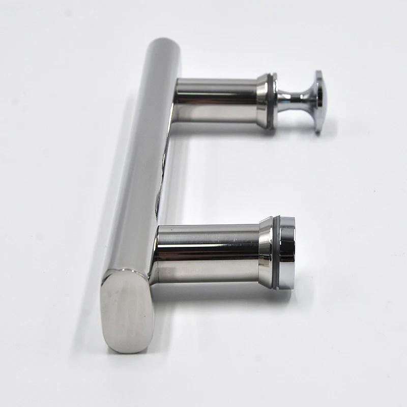 Hotel Bathroom Glass Door Holder Spa Room Handles Bar E-08 Sliding Door Tube cabinet pull handles