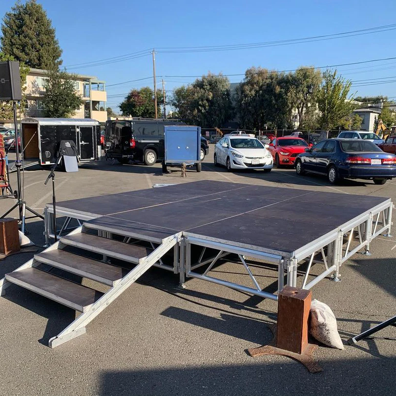 Cheap Price Square Shape 4*4ft Outdoor Concert Music Festival Stage