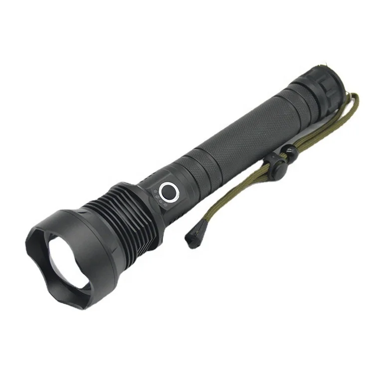 Waterproof Super Bright 200000 Lumens Long Range Powerful P90 Tactical Flashlight Torch USB Rechargeable Cob LED Camping Work