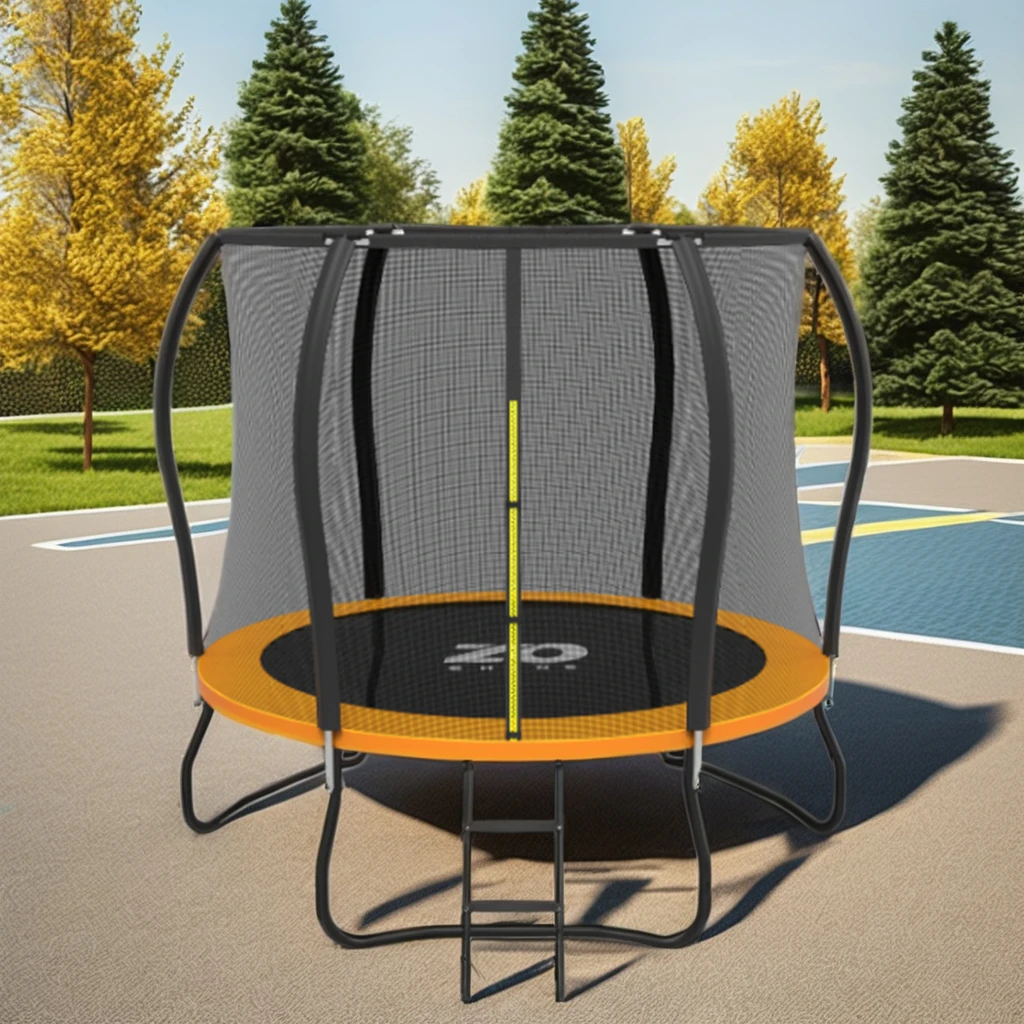 Zoshine Best Selling 10 12 14 16 ft Outdoor Family Party Jumping Trampoline With Safety Outside Net Custom Color Logo