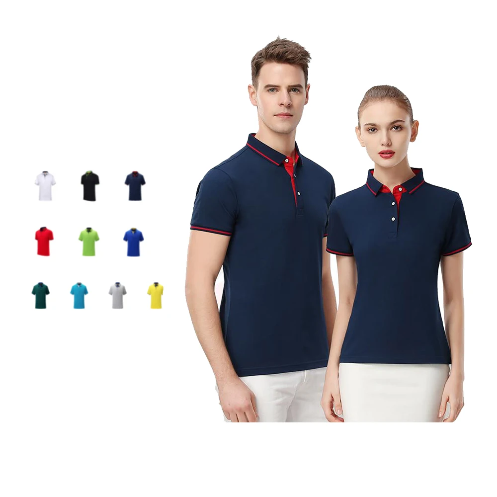 Wholesale Custom Design High Quality Plain Mens Golf Lapel Polo Shirt for Sports Men Casual Smart Embroidered