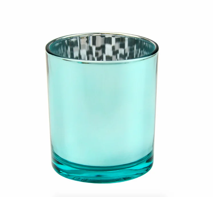 215ml 315ml 450ml 7*8.4cm 8*9cm 9*12cm round straight sided Candle glass jar with screws metal tin bamboo lid for Soy wax