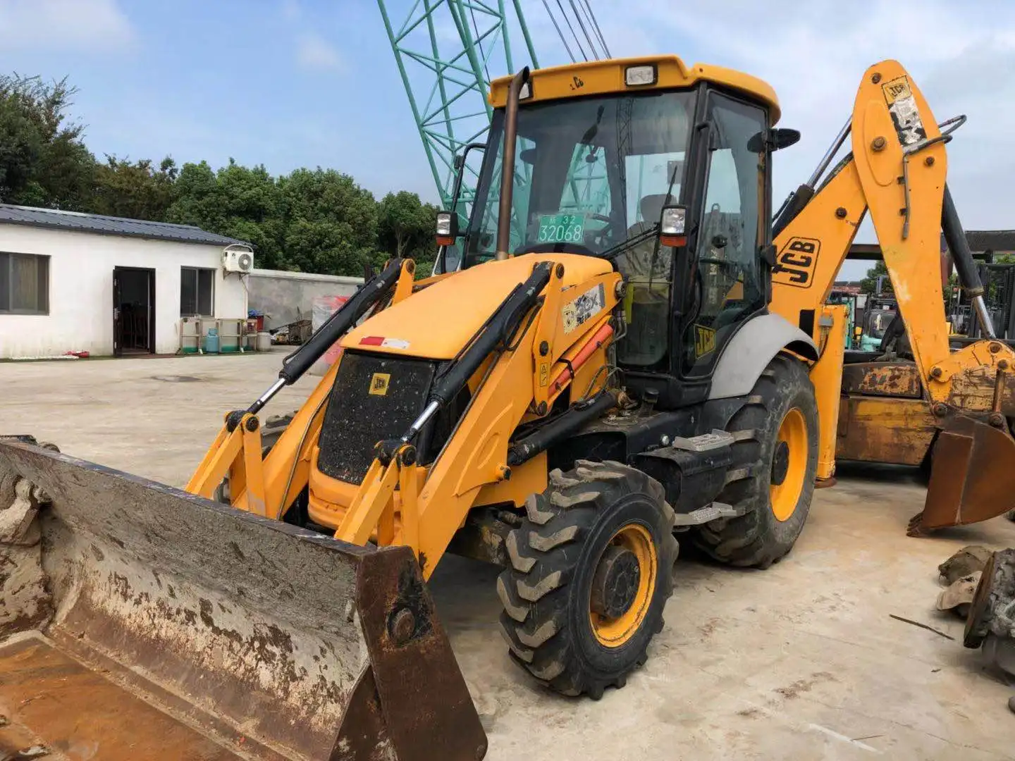 Raw Paint Machine Used Loader JCB 3CX for sale in China good quality good condition Hot Selling Japan Brand Hydraulic Machine