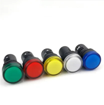  Сигнальная лампа индикатора ND16-22DS/4 ND16-22ds /2 12V 24V 220V 380V светодиодная