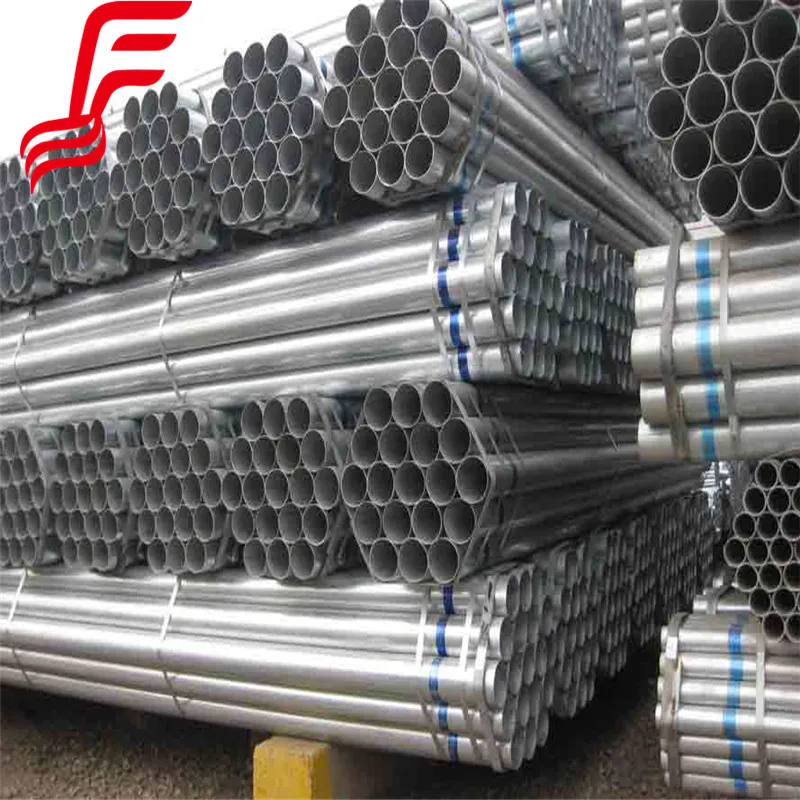 FRST! Direct Supplier GI Pipe Galvanised pipe Tube Hot Dip Galvanized Round Steel Pipe