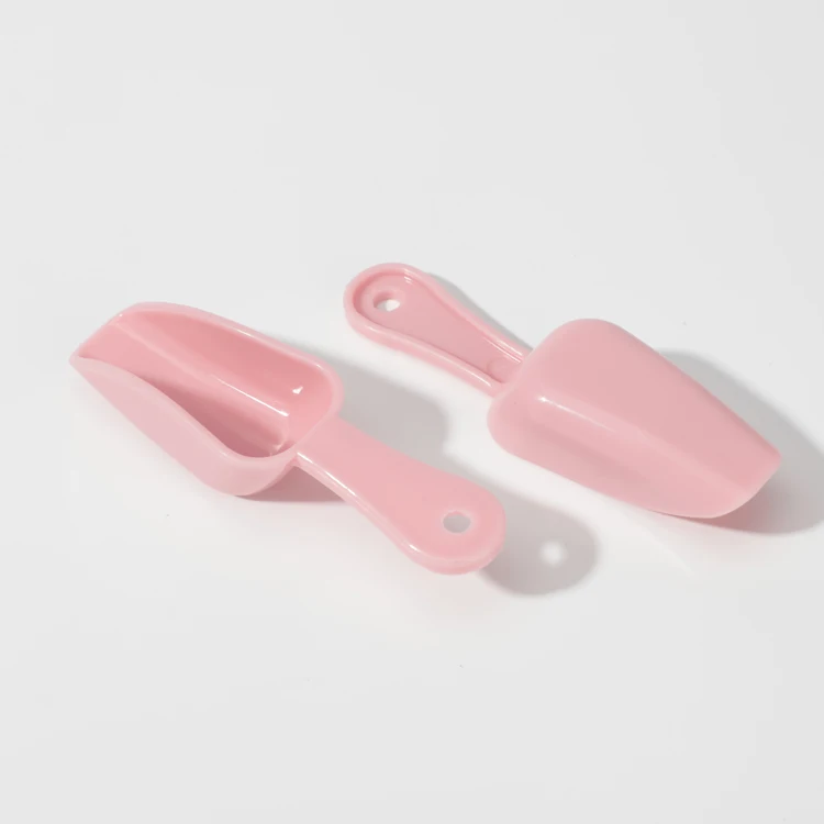 Christmas Top-level latest design unbreakable restaurant frosted plastic honey baby  feeder spoon disposable ice cream spoon