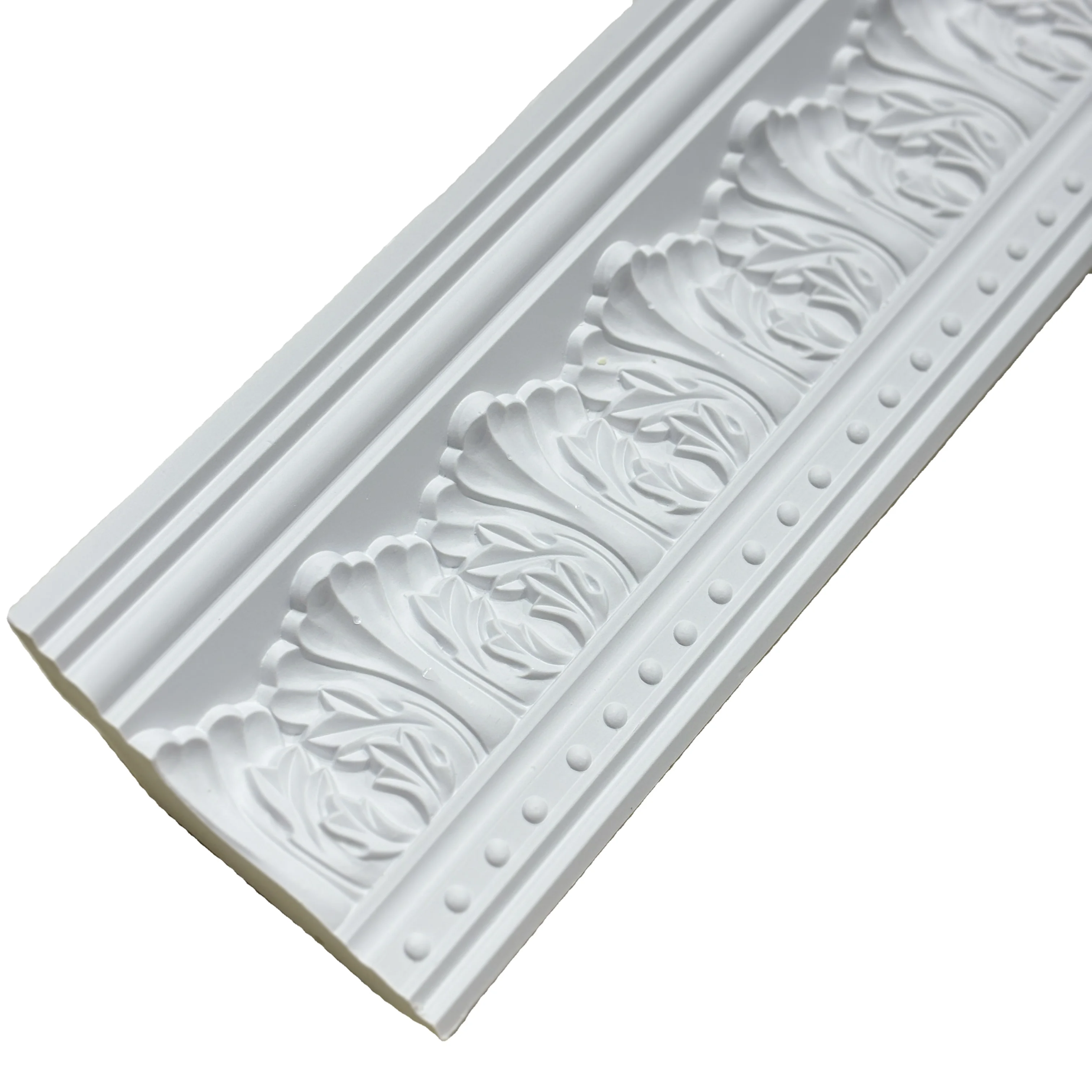 Manufacturer PU Molding Polyurethane Cornice Crown Moulding PU Carving Line for Interior and Exterior Decoration