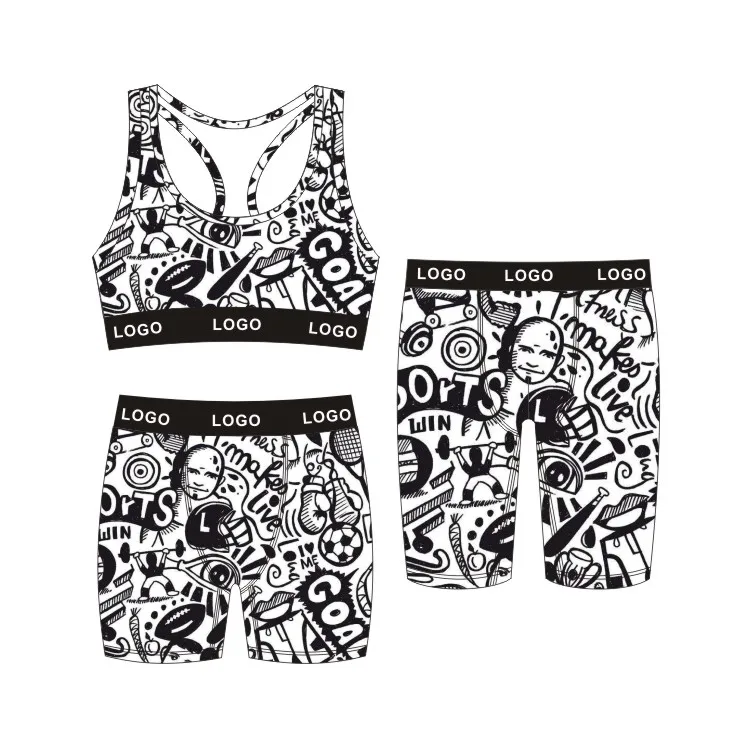 Wholesale Custom Logo Boxer Brief Underwear Polyester Knit Seamless Briefs Women Mens Boxer Briefs Boxers