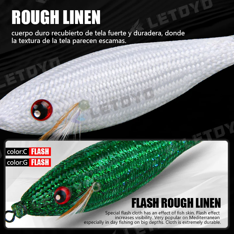 105mm 10g Squid Hook with Shrimp Bag Luminous Rattle Squid Jig Fishing Wood Shrimp Lure Squid Cuttlefish Jigs Lures