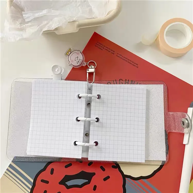 Красочные 3 отверстия мини металлическое кольцо клип TR89-3-19/20 для дневника