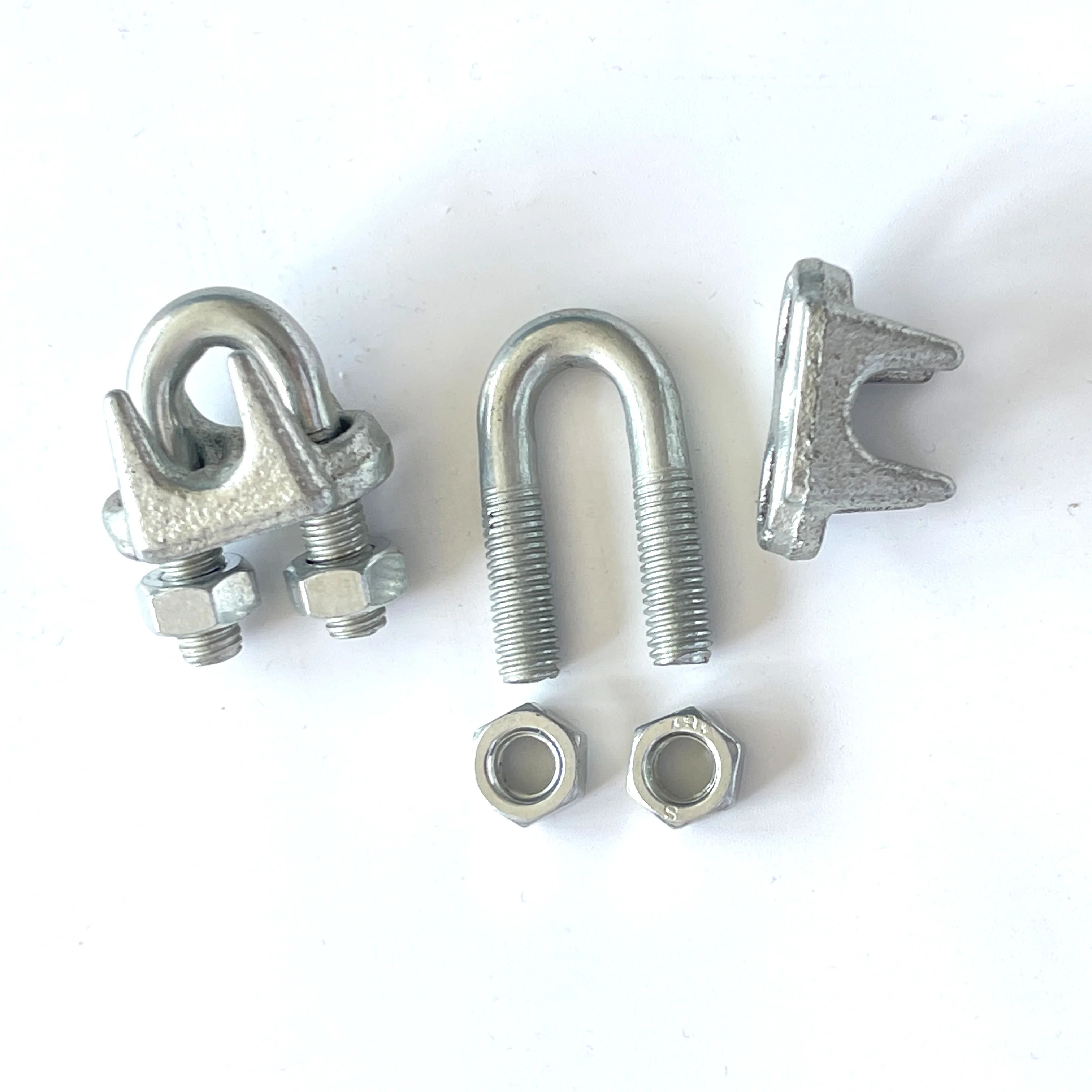 All models available in stock Stainless steel/ Carbon steel Wire Rope Cross Clip Aluminium