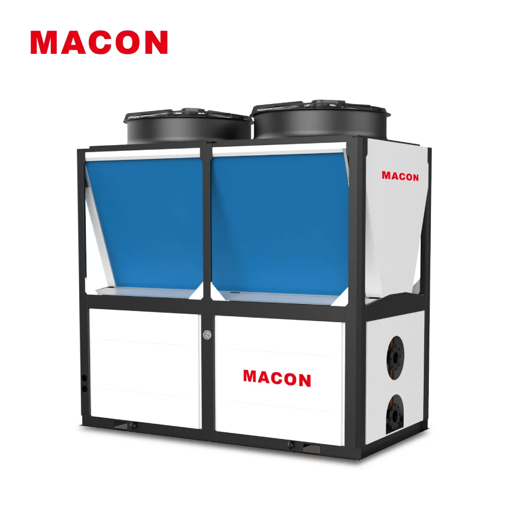 MACON  36kw 45kw 75kw High Temperature Heat Pump R410a+r134 for Commercial Hotel Hospital and Big House CE A+++