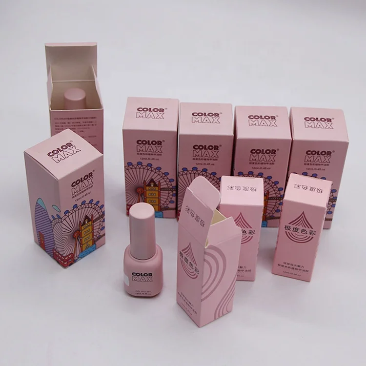 Customized Empty Craft Paper Color Luxury Mini Gift Skin Care Packaging Nail Polish Perfume Box