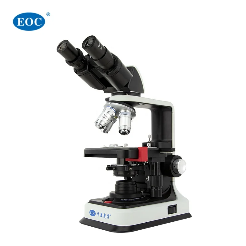 EOC Biological microscope new binocular medical student 1600x 1000x lab analys school laboratory compound Optical microscopes
