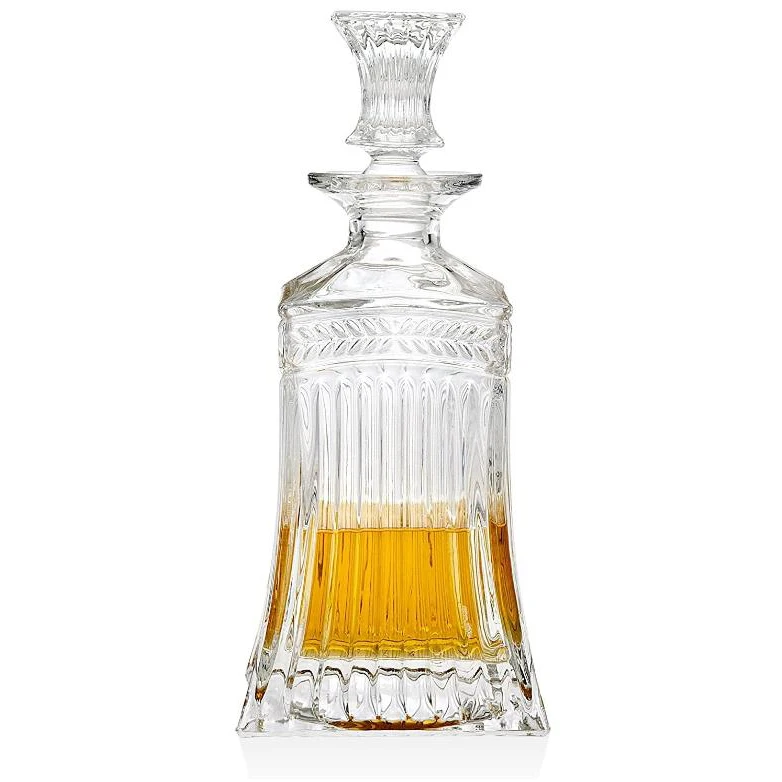 710ml Transparent Customized Cork Top Liquor Spirits Rum Vodka Whiskey Tequila Gin Oslo Glass Bottles