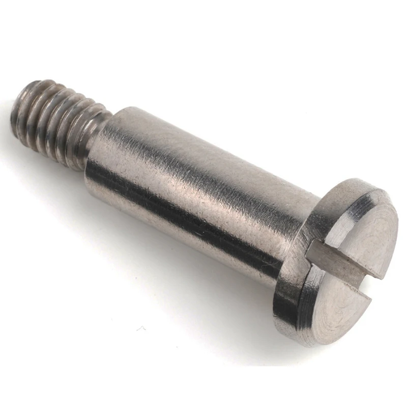 M4 x 0.7 mm thread stainless steel knurled thumb shoulder screw