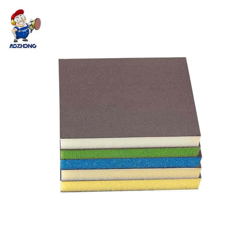 Sponge Manufacturer Hand Sanding Block Wet and Dry Sandpaper Sponge Suitable for Plastic