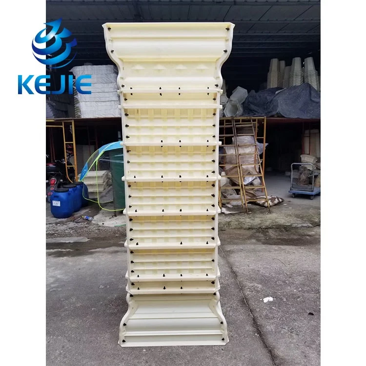 ABS Plastic Material Mold For Concrete Casting Square Roman Column Pillar Mold